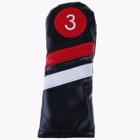 Badao ปลอกหุ้มหัวไม้กอล์ฟกอล์ฟ #1 #3 #5 Headcovers คนขับ/แฟร์เวย์กู้ภัย/หนัง PU ไฮบริด