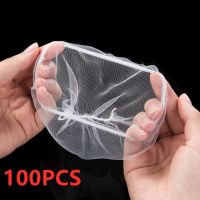 【CC】 100pcs Sewer Filter Mesh Disposable Sink Net Waste Hair Storage Accessorie