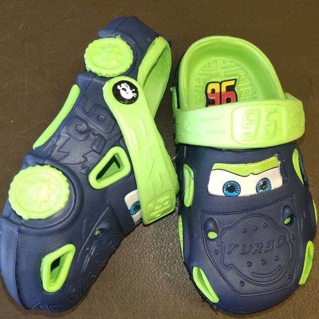 RB7 Car crocs For Kids/Lightning McQueen Crocs 2435 Lazada PH