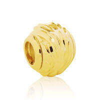 ake ake Eagle Wing Ball Bead - 24 Karat Gold บีดส์ประคำเงินแท้ 925 ทำมือแกะสไตล์ยุคกลางยุโรปสุดดุดัน ลายบอลปีกนกอินทรีแห่งเทพซุส ขัดเงาชุบทองคำแท้ 24 กะรัต