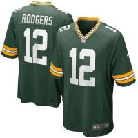 นักปั่น Green Bay Packers Green Bay Packers Nfl #12เสื้ออารอนร็อดเจอร์ส