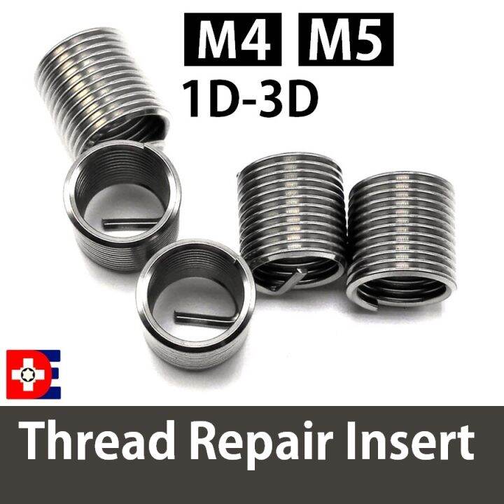 Thread Repair Inserts recoil insert M4 M5 (10pcs per pack) Lazada
