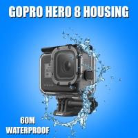 GOPRO HERO Black 8 เคสกันน้ำ กันกระแทก 60เมตร 60m Waterproof Housing 9H Tempered Glass