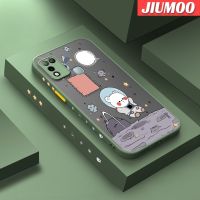 JIUMOO เคสสำหรับ Infinix ขายดี10 Play เคส X688C 11เล่นลายหมีแบบใหม่ฝ้าแผ่นด้านหลังกรอบซิลิโคนเคสโปร่งใสกันกระแทกเคสมือถือรวมฝาครอบป้องกันเลนส์กล้องถ่ายรูปทั้งหมด