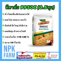 ข้าวโพดเลี้ยงสัตว์ ดีคาล์บ 9950 C (3.5หุน) ขนาด 10 กก. หมดอายุ 02/67 ข้าวโพด เมล็ดกลมกลาง ลอตใหม่ งอกดี หน่อแรง ยืนต้นดี ฝักหักง่าย ผลผลิตสูง