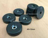 ยางฐานตู้ลำโพง 40x10mm ราคาต่อแพ็คจำนวน 32 ตัว ขนาด 40x10mm ยางรองขาตู้ลำโพง ฐานตู้ วัสดุยางเกรดดีติดแหวนเหล็ก แข็งแรงได้มาตรฐาน