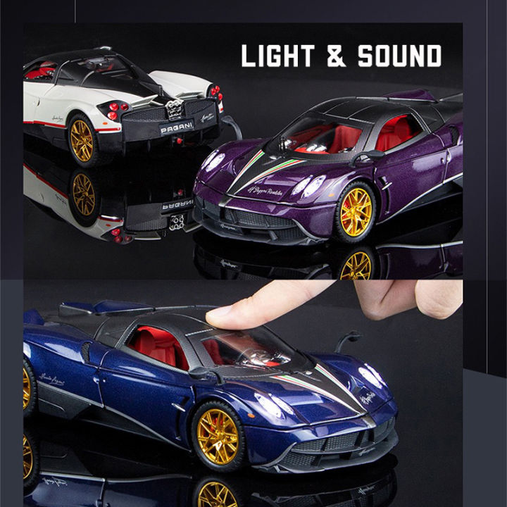 รถบรรทุก1-24โมเดลรถยนต์โลหะซูเปอร์คาร์-pagani-huayra-สำหรับ-kids-toys-ยานพาหนะสะสมงานอดิเรก