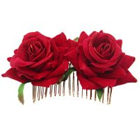 【CW】 Hair Clip Flamenco Dancer Pin Brooch Styling Accessories