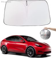 For Tesla Model Y Sunvisor Accessories Car Windshield Sunvisor Cover Sunvisor Front Window Sunvisor Protective Umbrella