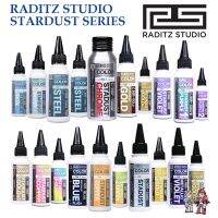 ⚘.สีแอร์บรัช RADITZ STUDIO STARDUST  METALLIC SERIES Pre-Thinned Paint For Gundam Plastic Model  Airbrush Painting No♖