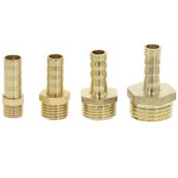 Brass Pipe Fitting 6mm - 25mm 8 10mm Hose Barb Tail 1/8 1/4 3/8 1/2 3/4 1 BSP Male Connector Joint Copper Coupler Adapter