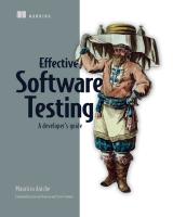 หนังสืออังกฤษใหม่ Effective Software Testing [Paperback]