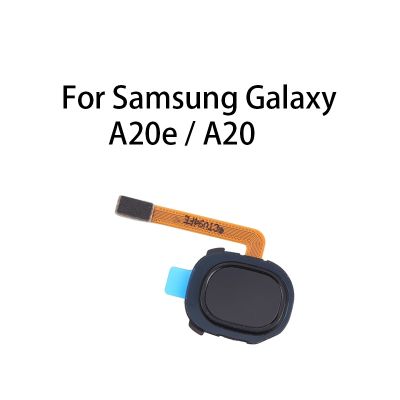 （A LOVABLE）เซ็นเซอร์ตรวจสอบลายนิ้วมือสายยืดหยุ่นปุ่มหน้าแรกแบบดั้งเดิมสำหรับ A20e/A20ที่ Samsung Galaxy