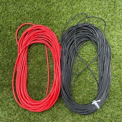 สายซิลิโคน 10AWG สีดำและสีแดง ราคาต่อเมตร