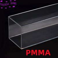 Wholesale Acrylic square tube 10~100mm Side acrylic square pipe hollow duct transparent plexiglass tube PMMA quartet cantal Industrial Supplies