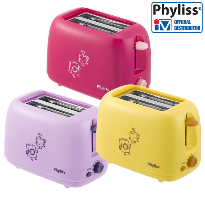 PHYLISS 2slice Popup Toaster, PPT 022G V2 Lazada