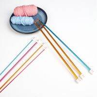 【YF】 New 2.0mm-8.0mm Hooks Knitted Needle Tunisian Afghan Crochet Sweater Long Aluminum Weaving Tool for Knitting Scarf