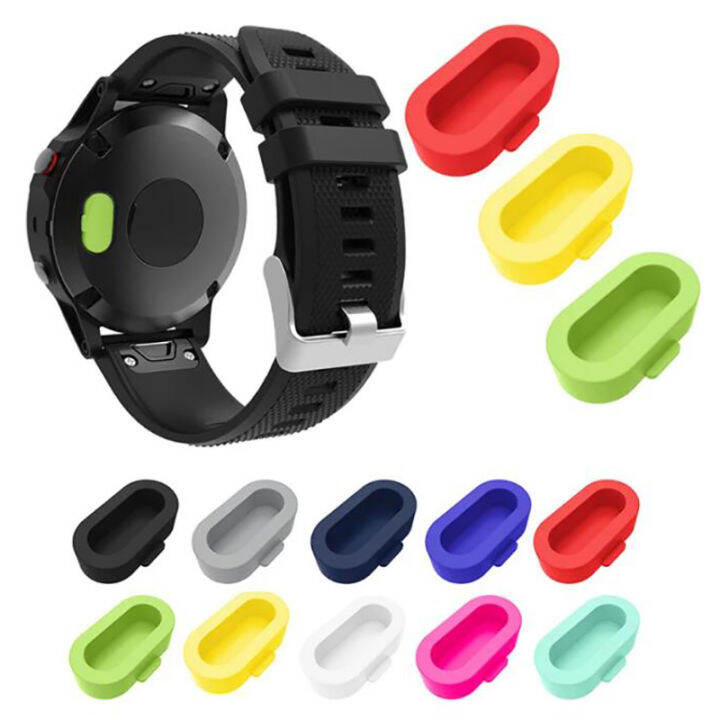 yizhuoliang-10ชิ้น-เซ็ตฝาครอบปลั๊กชาร์จสำหรับ-garmin-series-watch-charging-port-dust-plug