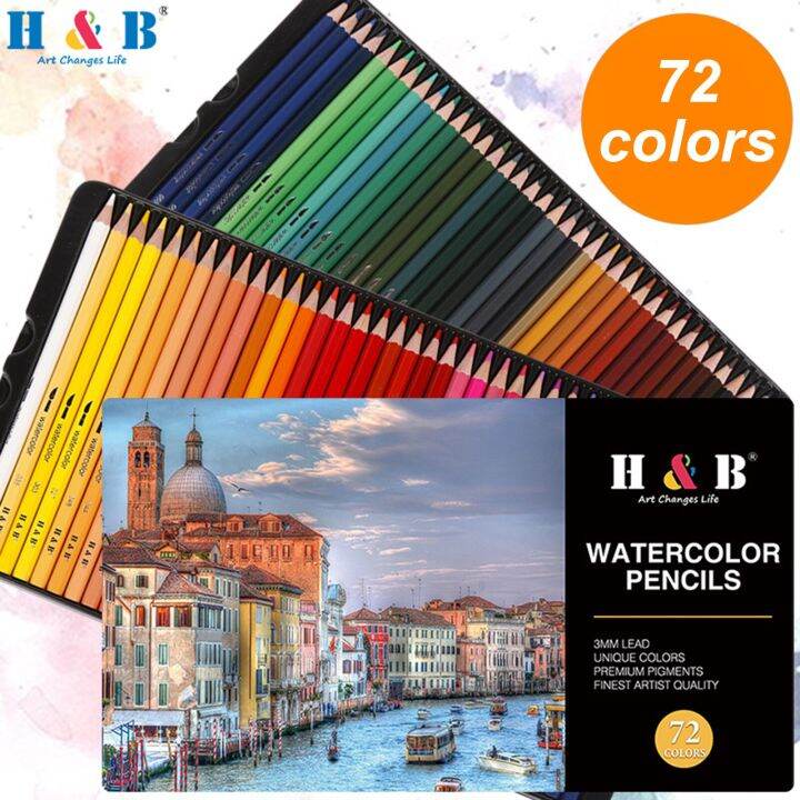 h-b-72-professional-ดินสอสีน้ำ-art-kit-ชุดดินสอสีละลายน้ำ-fountain-ปากกาดินสอ-sharpener-สำหรับนักเรียนเด็ก