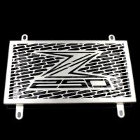 รถจักรยานยนต์เงินอุปกรณ์เสริมหม้อน้ำ Guard Protector Grille ฝาปิดตะแกรงสำหรับ KAWASAKI Z250 Z 250 2013 2014 2015 2016