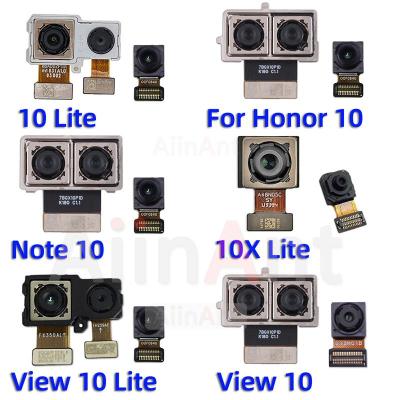 กล้องด้านหน้าด้านหลังกล้องหลังหลักโมดูลสายยืดหยุ่นสําหรับ Huawei Honor 10 View Note 10 V10 10X Lite อะไหล่