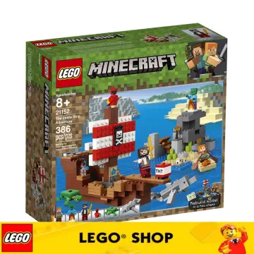 Lego minecraft discount pirate ship set