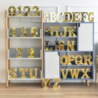 ❏◊☊ 3D Alphabet Letter LED Lights Marquee Sign Number Lamp Decoration Night Light For Party Bedroom Wedding Birthday Christmas Decor