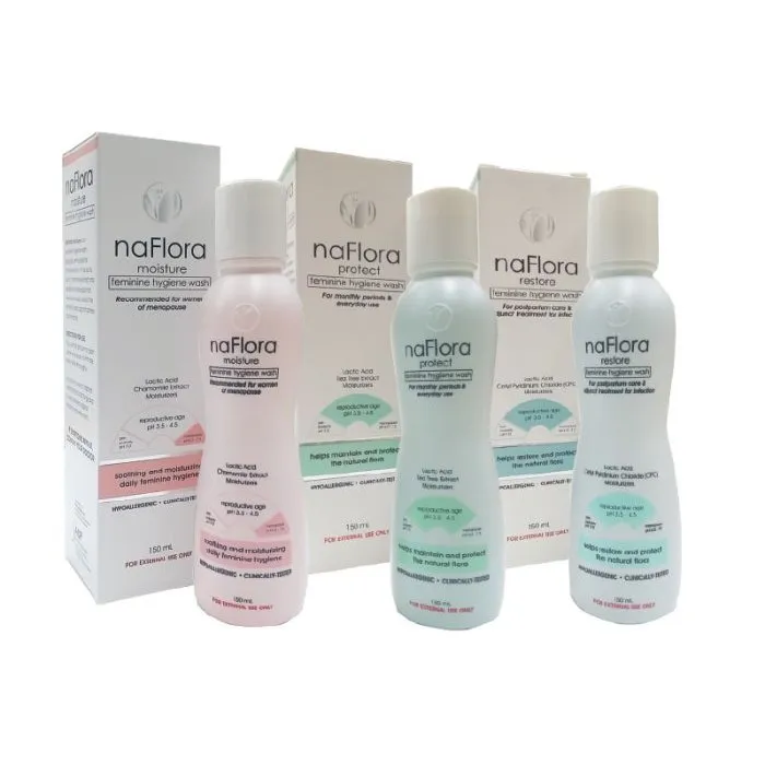 naFlora Feminine Hygiene Wash Protect / Moisture 150mL Lazada PH