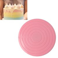 【hot】 Turntable 14cm Round Food-grade Plastic Rotating Baking Plate tool for cake cookies and other pastry ！