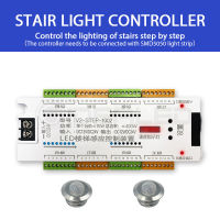 Stair Light Strip LED Motion Sensor 32 Channel Controller Indoor Motion Night light 12V24V Flexible Strip for Stair Lights