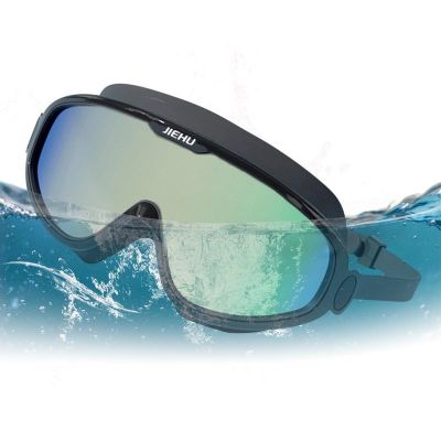 Swim Goggles Anti-UV Big Frame Adult Swim Goggles Waterproof Swimming Goggles With Clear Vision For Men And Women