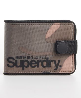 SUPERDRY TARP ONE POPPER WALLET - กระเป๋าสตางค์ สำหรับผู้ชาย