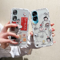 INS เคสโทรศัพท์ Phone Case Honor 90 90 Lite X8a X8 X6 X5 4G 5G Huawei Nova Y71 การ์ตูนน่ารักใหม่สนูปี้ชาร์ลี เคส คู่ซิลิโคนกันกระแทกฝาครอบนิ่มโปร่งใส เคสโทรศัพท 2023