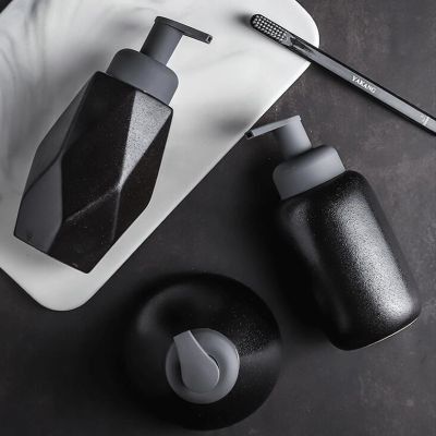 【CW】 Matte Dispenser Hand Sanitizer Shampoo Bottle Shower Gel Foam Accessories