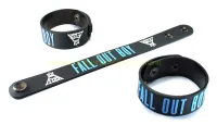 FALL OUT BOY ริสแบนด์ Wristband คุณภาพต่างประเทศ ส่งออก USA UK และยุโรป สินค้าส่งต่างประเทศ ปรับขนาดข้อมือได้สองขนาด 2-3 วันรับของ FBY117NNN