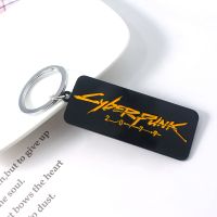 Cyberpunk 2077พวงกุญแจกระเป๋าจี้ตัวอักษรแอนิเมชันเกมพวงกุญแจของขวัญ