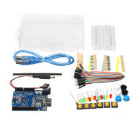 Basic Starter Kit UNO R3 Mini Breadboard LED Jumper