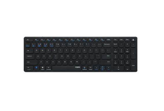 rapoo-มี3สี-e9350g-multi-mode-wireless-keyboard-white-purple-dark-grey