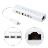 [HOT HAIXWLXKWW 589] USB To RJ45 Ethernet Network LAN Adapter 3 2.0 Port Hub สำหรับ Chromebook