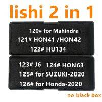 ไม่มีกล่อง Lishi 2 In 1อุปกรณ์ช่างกุญแจสำหรับ Mahindra-2020 HON41 HON42 HU134 HON63 J6สำหรับ SUZUKI-2020 Honda-2020อุปกรณ์ที่ซ่อมรถ