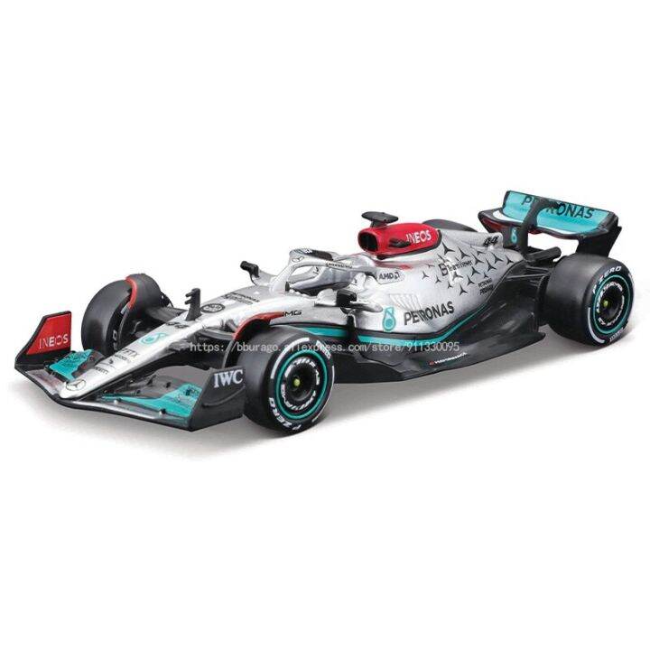 urago-1-43-2022-f1-mercedes-amg-w13-44แฮมิลตัน-63จอร์จรัสเซลของเล่นอัลลอยโมเดลรถยนต์ซุปเปอร์ฟอร์มูล่า