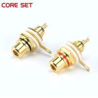 1 Pair RCA Connector RCA Female Socket Connector Chassis Panel Mount Adapter Audio Terminal Plug 3.5mm Plug AV PlugWires Leads Adapters