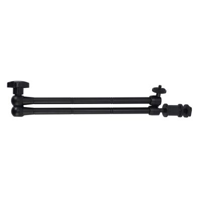 20Inch Adjustable Articulating Friction Magic Arm with Hot Shoe Mount for LED Light DSLR Rig LCD Monitor