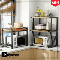 Pasavee Shop✨Microwave racks ชั้นวางไมโคเวฟ ชั้นวางของในครัว รับน้ำหนักดี ชั้นวางคร่อมไมโครเวฟ ชั้นวางเตาอบ ชั้นวางของ