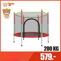 SAL สไลเดอร์ Holiday Mall Trampoline แทรมโพลีน [T005] เตียงกระโดด  Kids Trampoline ขนาด 122cmx195cm สินค้าพร้อมส่ง กระดานลื่น  สำหรับเด็ก