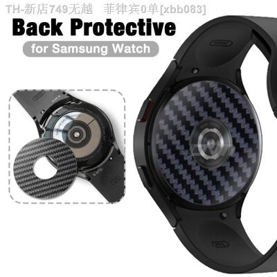 【CW】❉♘♨  Carbon fiber Sticker back film for Classic 4 40mm 42mm 44mm 45mm 46mm Smartwatch Accessories