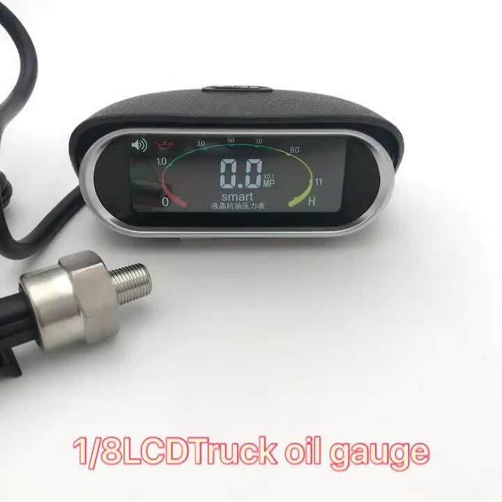 LCD Truck Car Oil Pressure Gauge 936V digital fuel pressure gauge