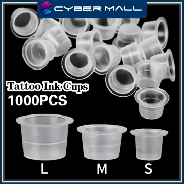 100Pcs Soft Silicone Microblading Tattoo Ink Cup Caps Disposable Pigment  Holder Container for Needles Tattoo Accessories Supply - AliExpress