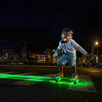 สเก็ตบอร์ด Flash Touch ไฟ LED Longboard Night อุปกรณ์เสริม USB ชาร์จไฟฟ้าสกู๊ตเตอร์ Board Blazers โคมไฟ Underglow Gift.2023