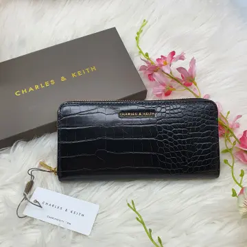 Black Basic Long Wallet, CHARLES & KEITH